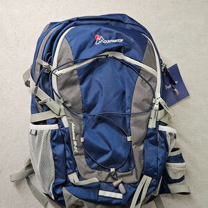 Mountaintop Hiking Day Backpack Outdoor Blue H20 Airflow Walking